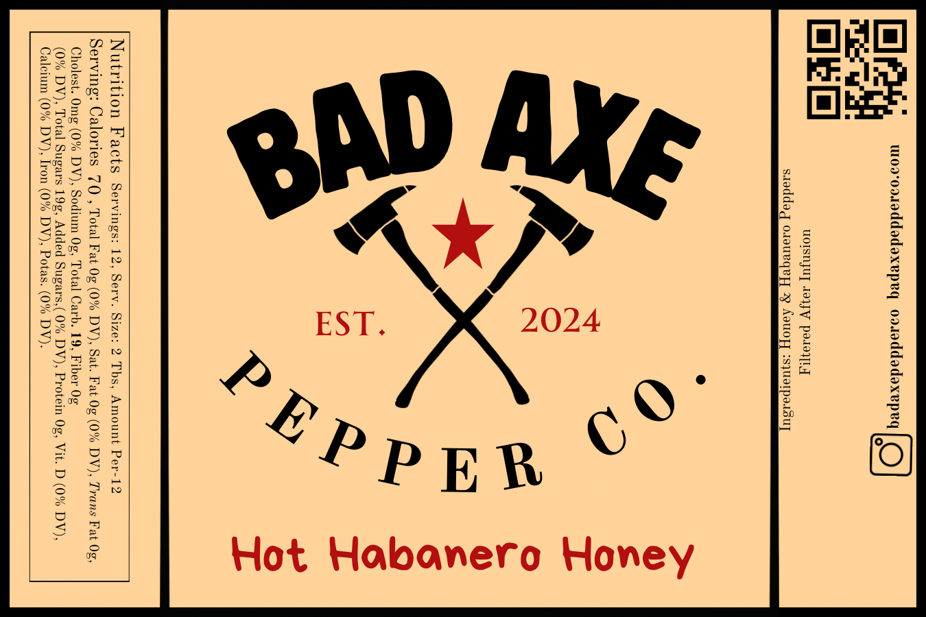 Hot Habanero Honey (12oz)